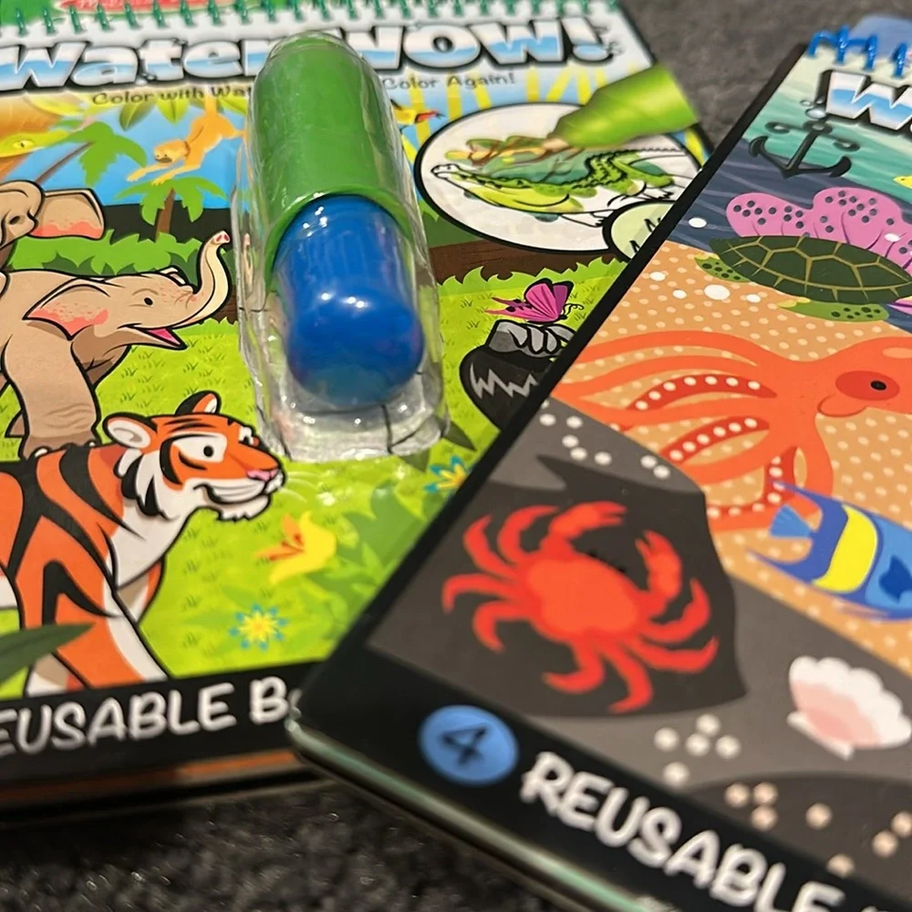 Melissa & Doug Water Wow! Jungle and Sea Pads Book Set -Easter Baskets NEW! - Picture 3 of 3